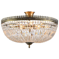 Фото Люстра на штанге Natali Kovaltseva ROCOCO 81406/8C ANTIQUE