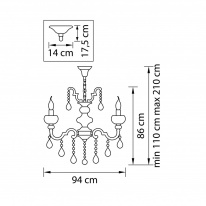 Цена на Подвесная люстра Lightstar 787102