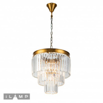 Купить с доставкой по Москве и России Каскадная люстра iLamp 7383/6P BR