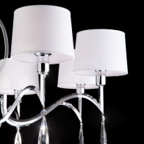 Цена на Подвесная люстра Eurosvet 10127/8 хром/прозрачный хрусталь Strotskis Smart (10093/8)