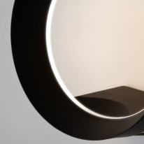 Цена на Светильник настенный Elektrostandard 1710 TECHNO LED Ring чёрный