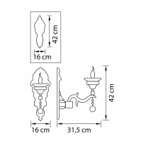 Цена на Бра Lightstar 695612