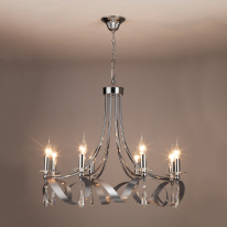 Цена на Подвесная люстра Eurosvet 60064/8 хром