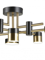 Купить Люстра на штанге Natali Kovaltseva LED LAMPS 81368 GOLD BLACK