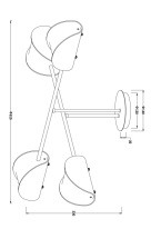 Купить Люстра на штанге Freya FR5228PL-04C