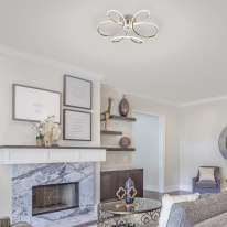 Накладная люстра Eurosvet 90083/3 хром в интернет магазине Гет Лайт