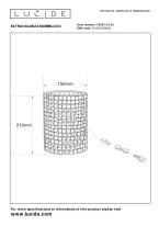 Купить с доставкой по Москве и России Настольная лампа LUCIDE 78597/01/33
