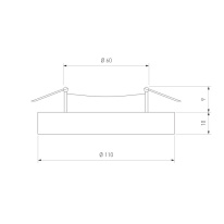 Цена на Встраиваемый светильник Elektrostandard 2219 MR16 CL прозрачный