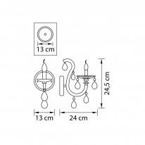 Цена на Бра Lightstar 698615