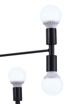 Цена на Люстра на штанге Natali Kovaltseva LOFT LUX 75129/8C BLACK