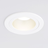 Фото Встраиваемый светильник Elektrostandard 122 MR16 серебро/белый