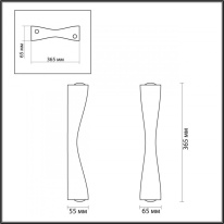 Бра Odeon Light 4291/10WL Бра Odeon Light 4291/10WL в интернет магазине Гет Лайт