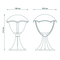 Купить с доставкой по Москве и России Садово-парковый светильник Gauss GD029