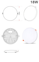 Купить с доставкой по Москве и России Встраиваемый светильник Zortes ZRS.57793.18