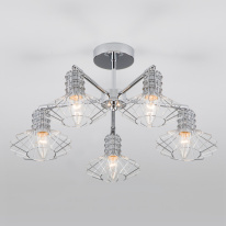 Фото Люстра на штанге Eurosvet 70108/5 хром