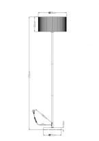 Торшер ARTE Lamp A1021PN-1SS Цена на Торшер ARTE Lamp A1021PN-1SS