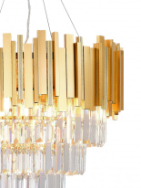 Подвесная люстра Natali Kovaltseva BELLEZZA 81427/8C GOLD в интернет магазине Гет Лайт