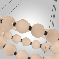 Купить Подвесная люстра AM Group PEARL-D800+600 CH