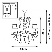 Цена на Подвесная люстра Lightstar 715067