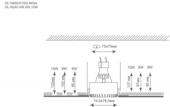 Цена на Встраиваемый светильник Donolux DL18892/01SQ White