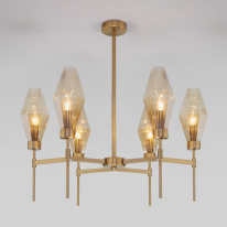 Фото Люстра на штанге Eurosvet 60143/6 латунь