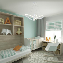 Подвесная люстра Eurosvet 90174/1 белый в интернет магазине Гет Лайт