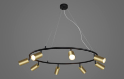 Подвесная люстра Crystal Lux CLT 015C8 D800 BL-GO Купить Подвесная люстра Crystal Lux CLT 015C8 D800 BL-GO