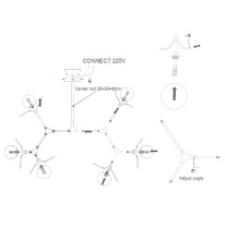 Купить с доставкой по Москве и России Люстра на штанге ImperiumLoft 191897-26