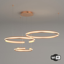 Фото Подвесная люстра Eurosvet 90280/3 золото Smart