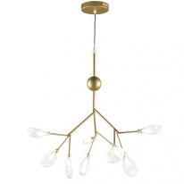 Фото Подвесная люстра Natali Kovaltseva GRACE 75554/9С GOLD SATIN