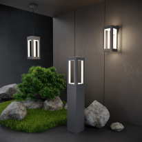 Купить с доставкой по Москве и России Светильник настенный Elektrostandard 1527 TECHNO LED серый