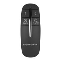 Фото Пульт управления для электроустановки Elektrostandard Пульт управления 16001/02 Черный (2 канала)