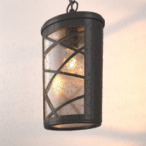 Купить Подвесной уличный светильник Elektrostandard Premier H черный (GL 1017H)