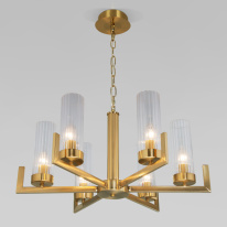 Подвесная люстра Eurosvet 60133/6 латунь в интернет магазине Гет Лайт