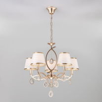 Фото Подвесная люстра Eurosvet 60091/5 перламутровое золото
