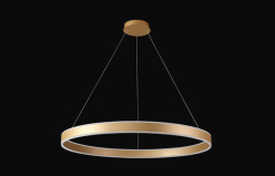 Купить с доставкой по Москве и России Подвесная люстра Crystal Lux MUCHOS SP88W LED D1000 GOLD