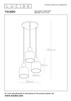 Купить с доставкой по Москве и России Каскадная люстра LUCIDE 74405/13/62