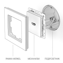 Розетка Werkel W1186003 Купить Розетка Werkel W1186003