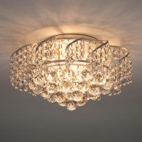 Купить Накладная люстра Eurosvet 16017/6 белый с серебром Strotskis