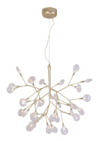 Фото Подвесная люстра Crystal Lux EVITA SP36 GOLD/TRANSPARENT