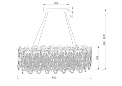Подвесная люстра Maytoni MOD490PL-10G Купить Подвесная люстра Maytoni MOD490PL-10G