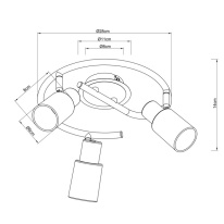 Спот ARTE Lamp A4510PL-3SS Цена на Спот ARTE Lamp A4510PL-3SS