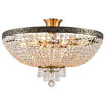 Фото Люстра на штанге Natali Kovaltseva ROCOCO 81407/8C ANTIQUE