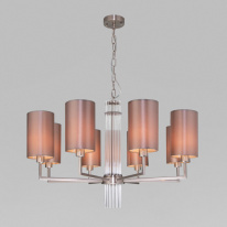 Фото Подвесная люстра Eurosvet 60134/8 никель