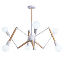 Фото Люстра на штанге Natali Kovaltseva ANDY 75139/6C WHITE