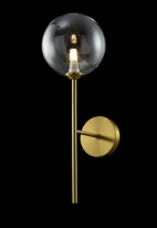 Купить с доставкой по Москве и России Бра Crystal Lux MARZO AP1 BRONZE/TRANSPARENTE