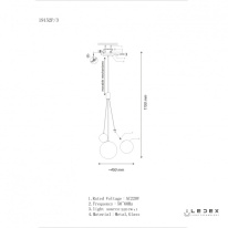 Купить Подвесная люстра iLedex 19152P/3-6W-3000K CP