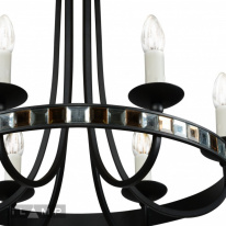 Купить Подвесная люстра iLamp 10190-6P BK