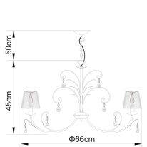 Цена на Подвесная люстра ARTE Lamp A1743LM-5WH