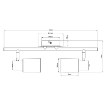 Спот ARTE Lamp A4510PL-2SS Цена на Спот ARTE Lamp A4510PL-2SS